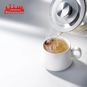 کتری چای ساز روی هم باروکس مدل TM - 401 در حال جوش آب